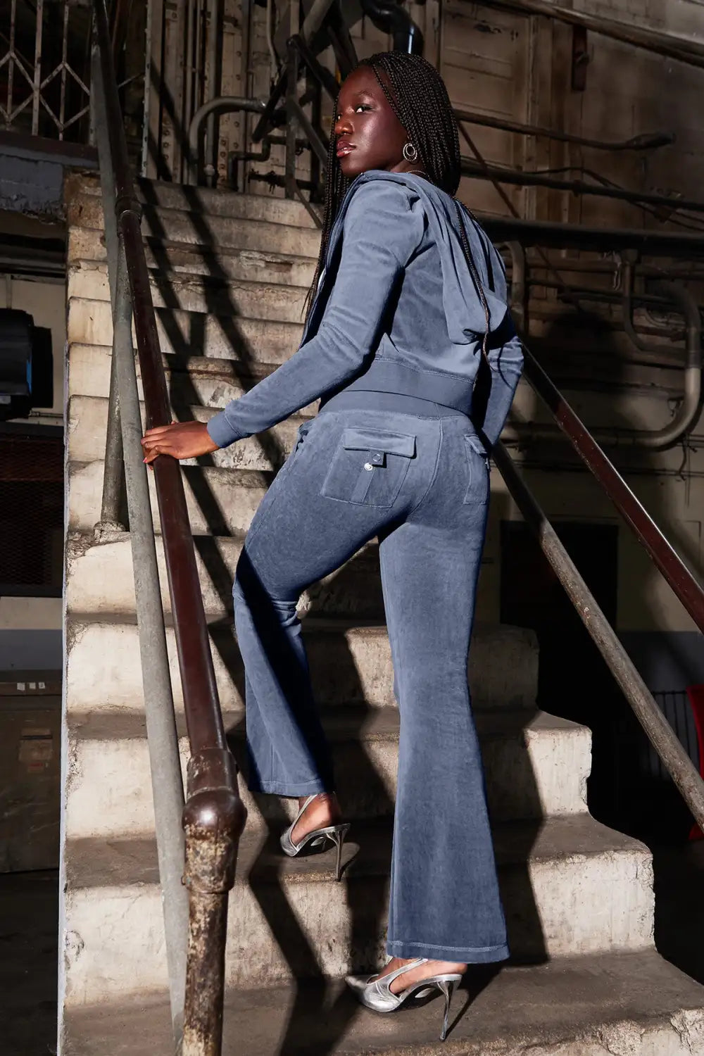 Heritage Cotton Velour Track Pants