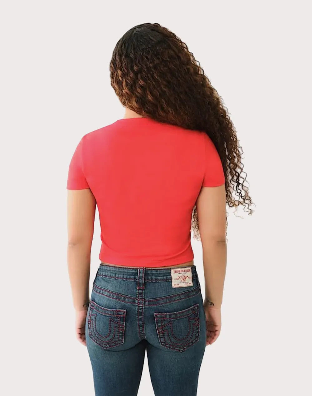 True Religion Heritage Logo Baby Red Tee