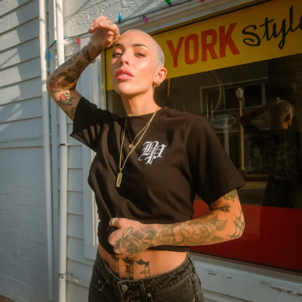 Tradition Oversized Tee Black