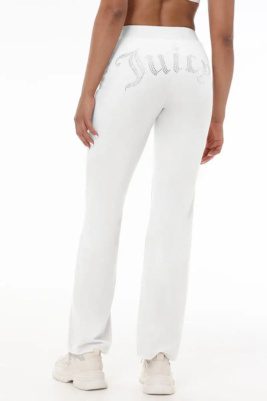 OG Big Bling Velour Track Pants