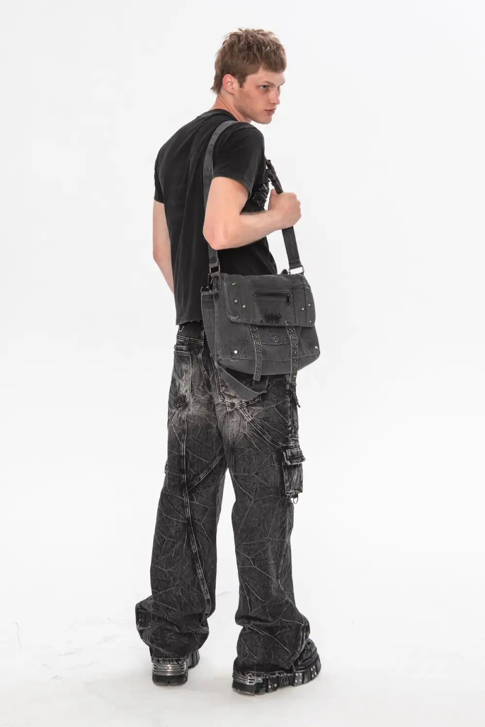 Washed Denim Bag