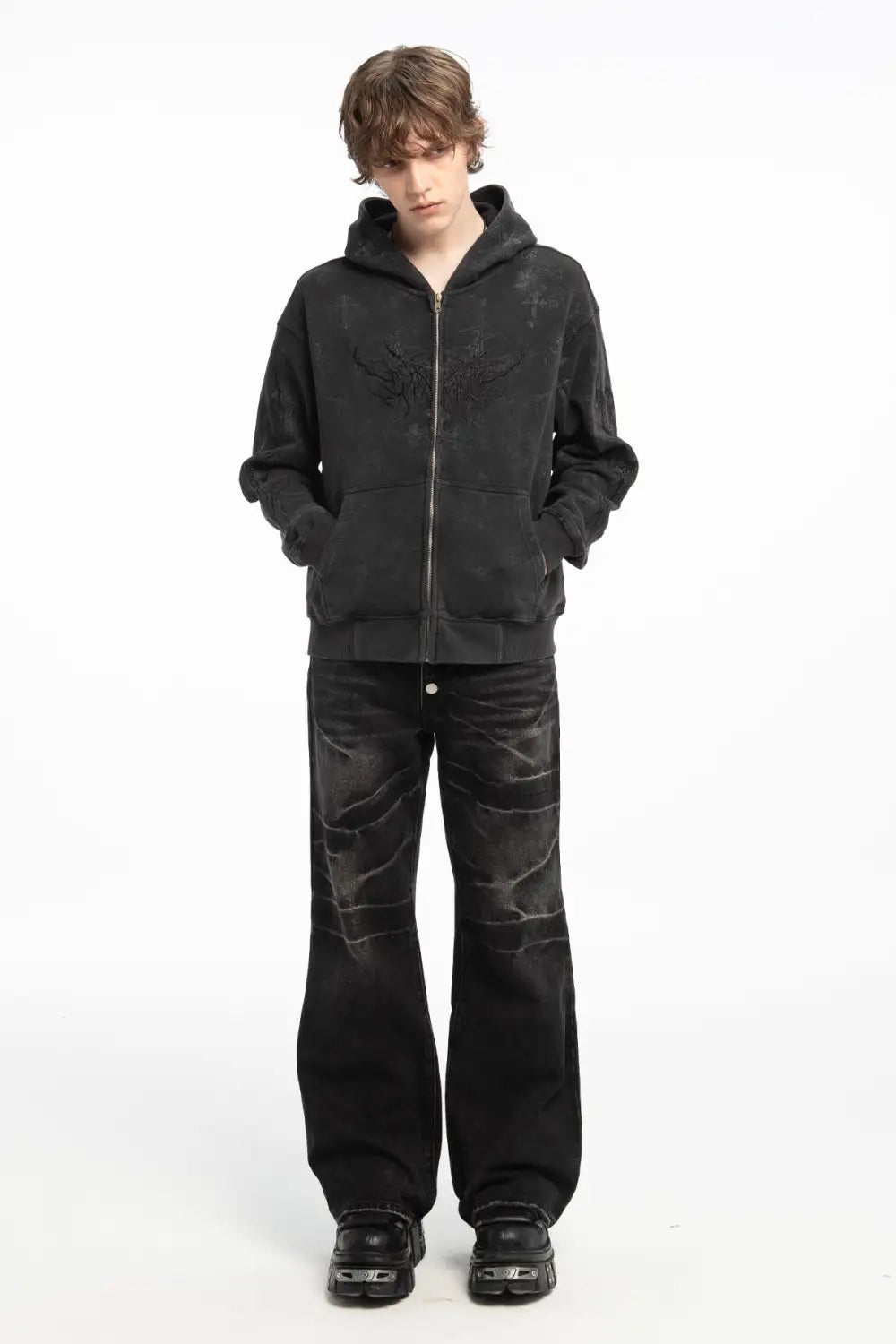 Whiskered Black Rogue Denim