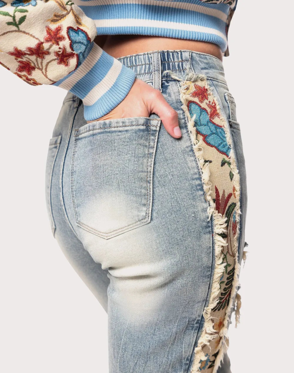 Grindhouse High Rise Bootcut Tapestry Pants