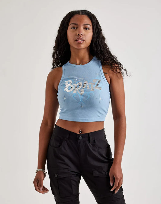 Central Mills Bratz Chrome Logo Tank Top