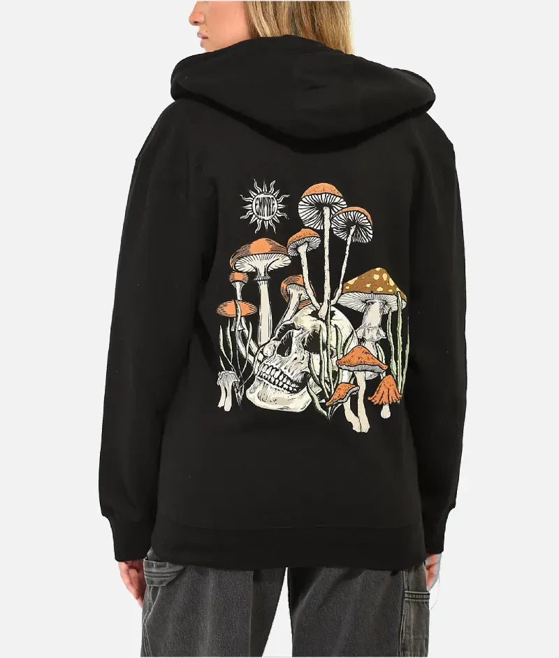 Empyre Overgrowth sun Black Zip Hoodie