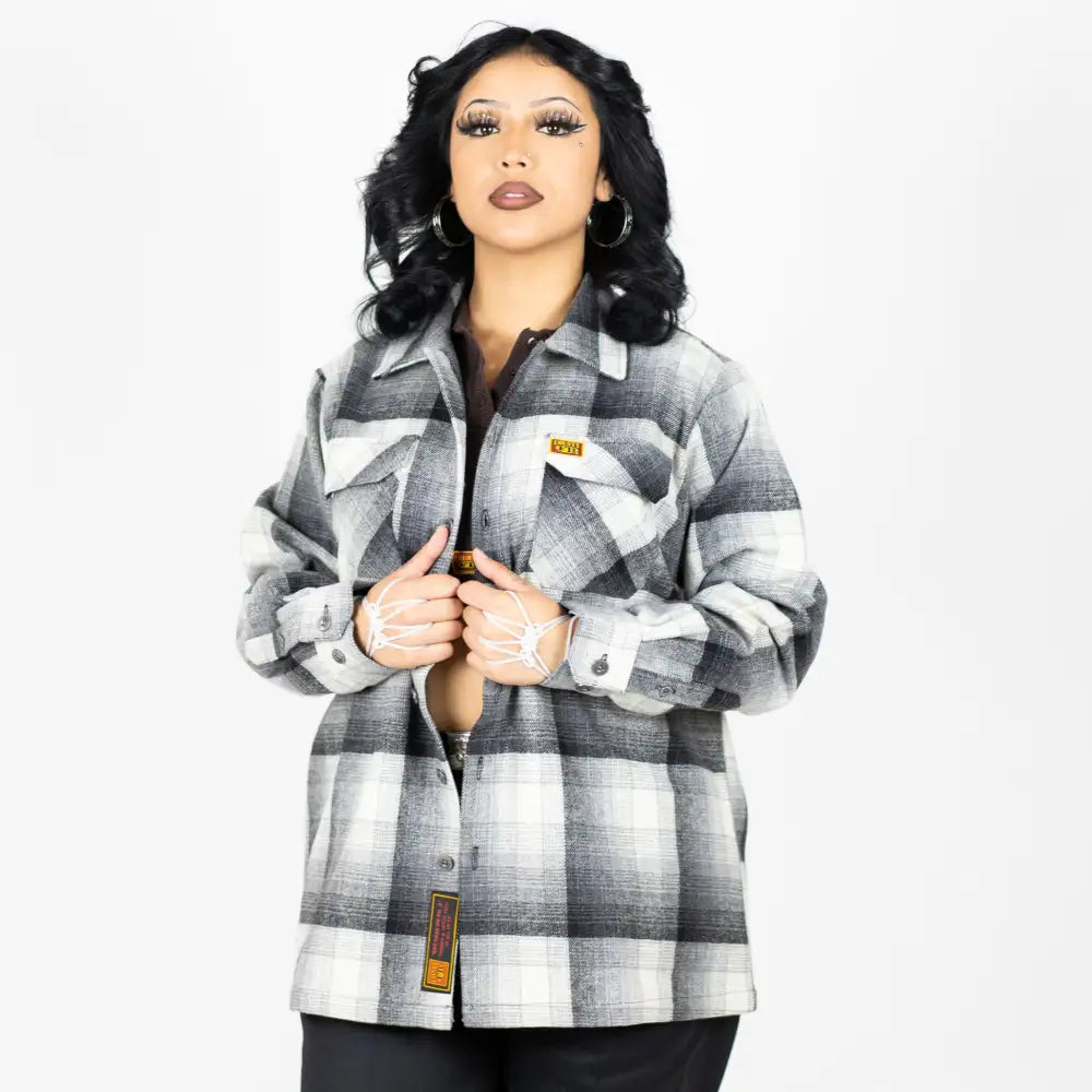 New FB County Super Heavyweight Wool Blend Long Sleeve Shirt