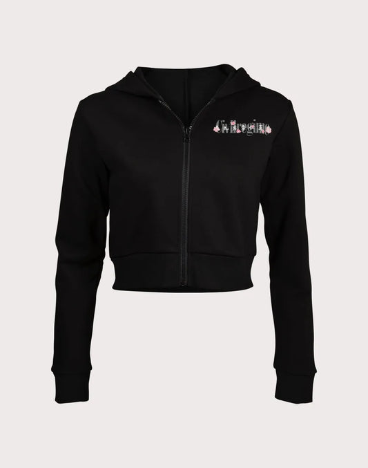 CIVIL CLOTHING Cropped Katana Black Hoodie