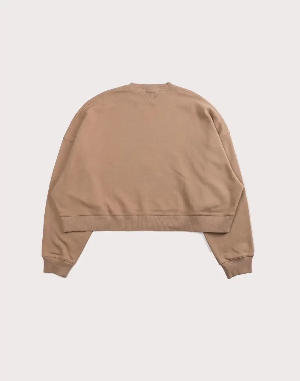 CIVIL CLOTHING Rose Year Cropped Sand Crew