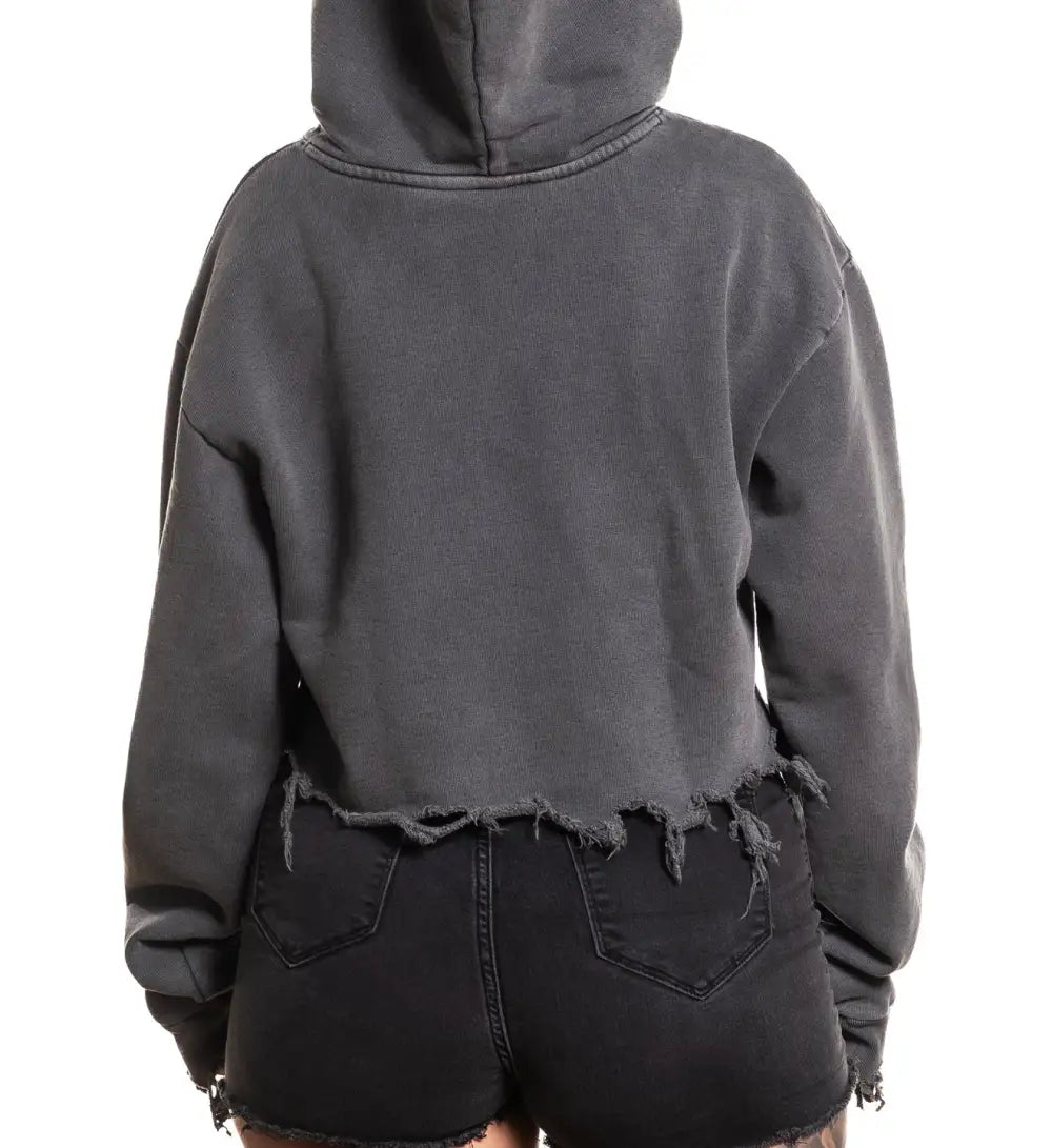 Angels Crop Hoodie