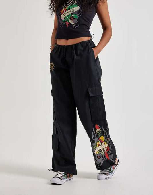 Ed Hardy Dagger Skull Cargo Pants