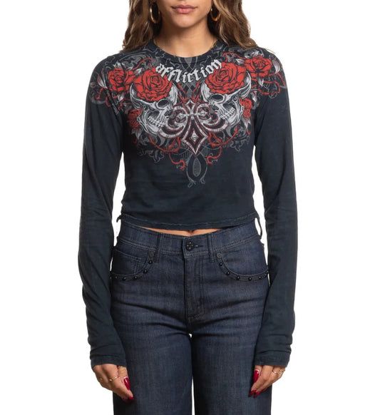Crimson Temple LS Tee