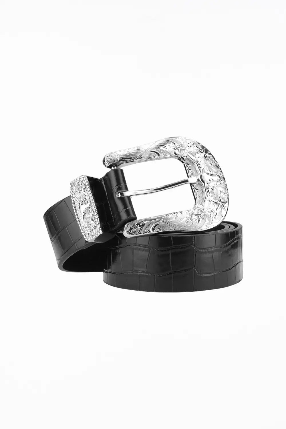 Midnight Croc Belt