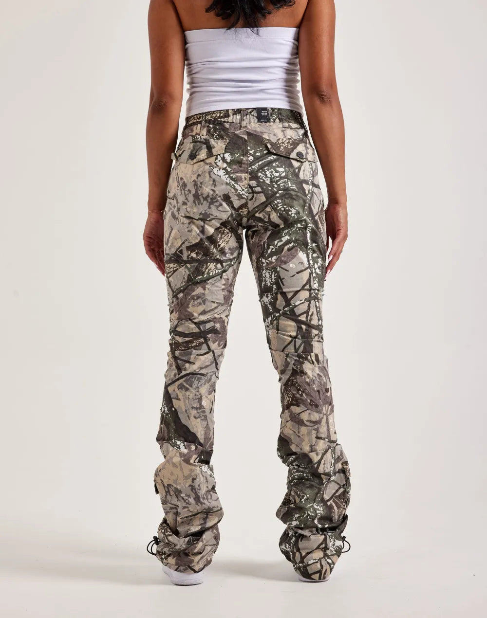 Smoke Rise Stacked Nylon Cargo Pants