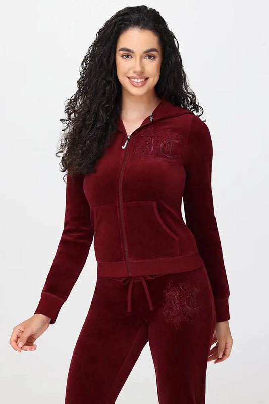 Monogram Heritage Cotton Velour Hoodie