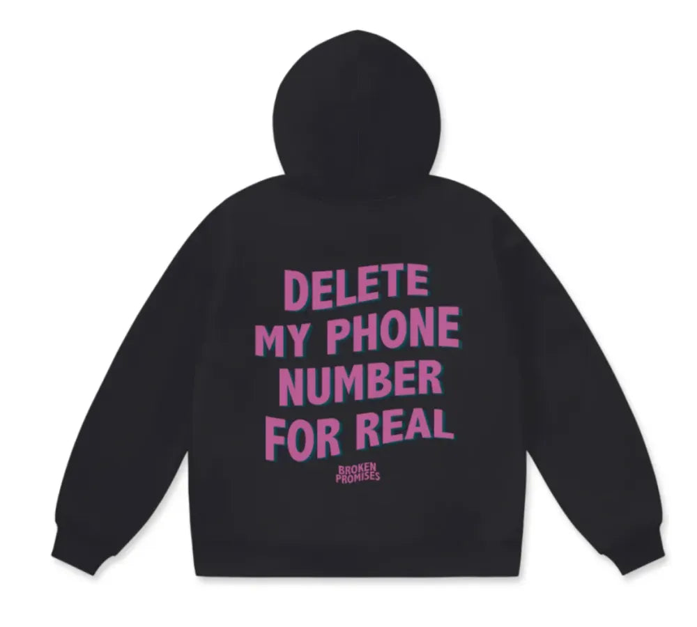Delete My Number Hoodie