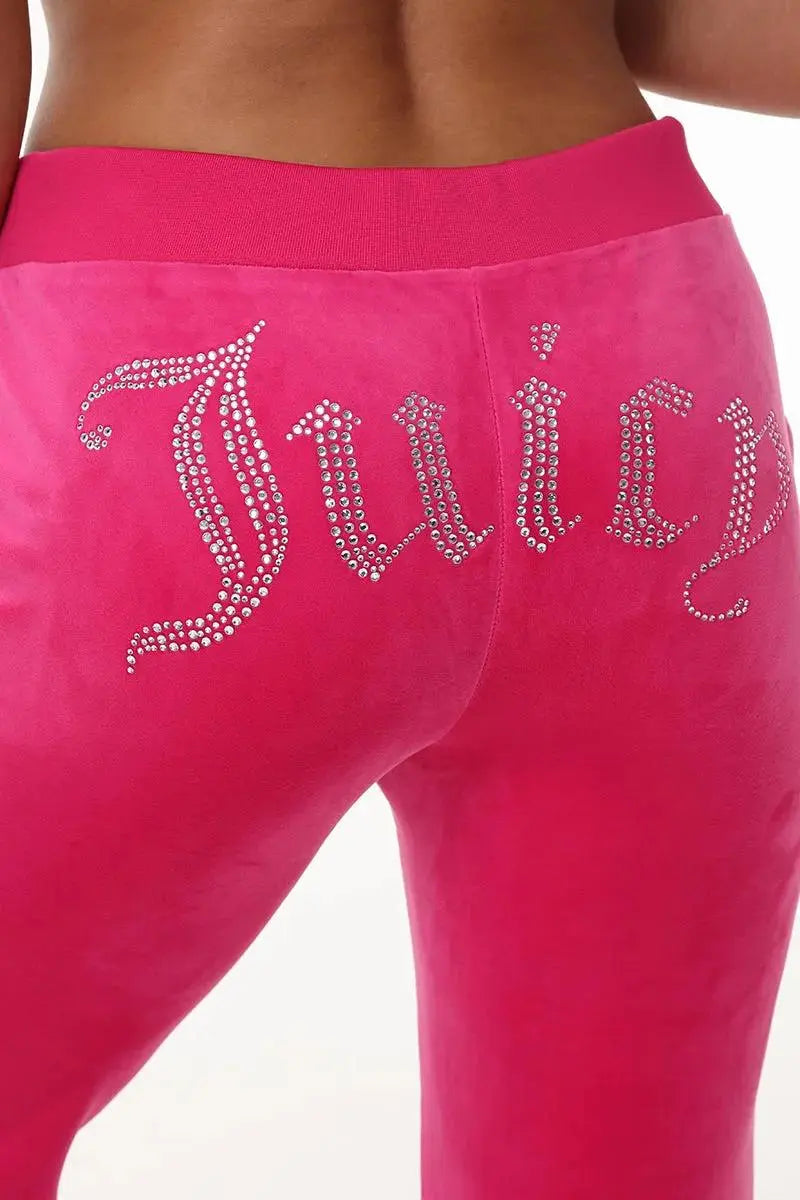 OG Big Bling Velour Track Pants