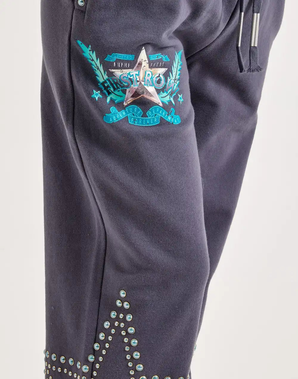 First Row Washed Wide Fleece Pants