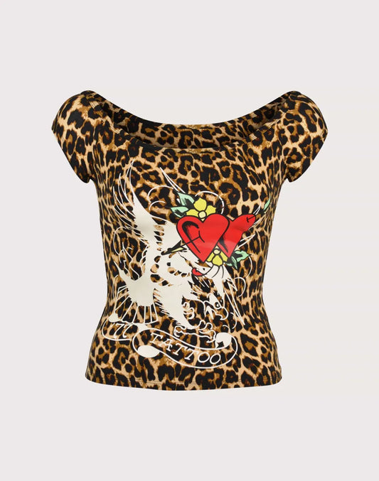 Ed Hardy Leo Heart Shirt