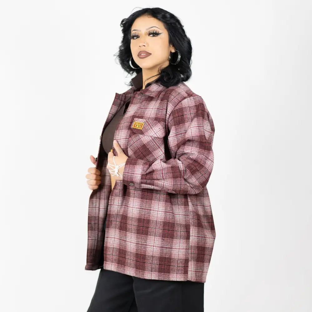New FB County Super Heavyweight Wool Blend Long Sleeve Shirt