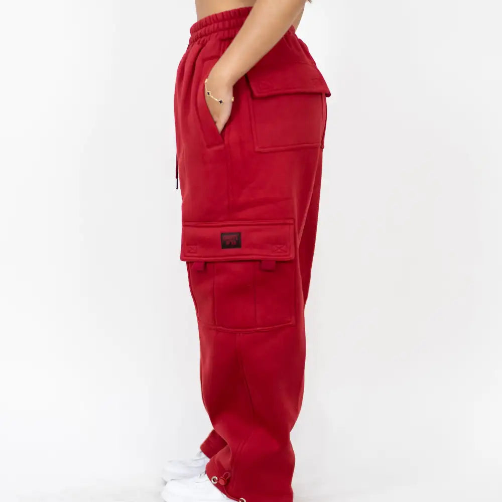 FB County Heavyweight Baggy Cargo Sweatpants