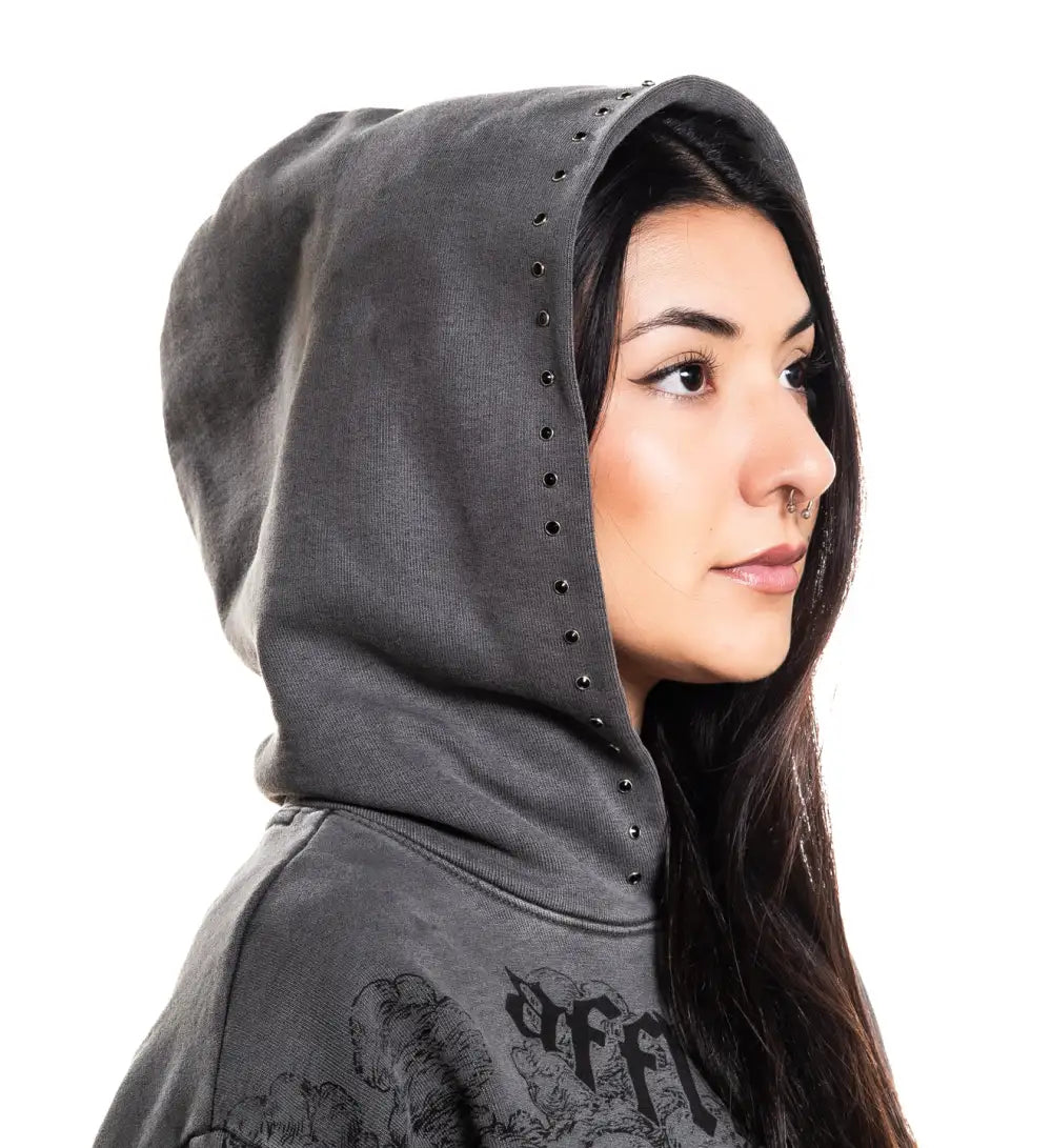 Angels Crop Hoodie