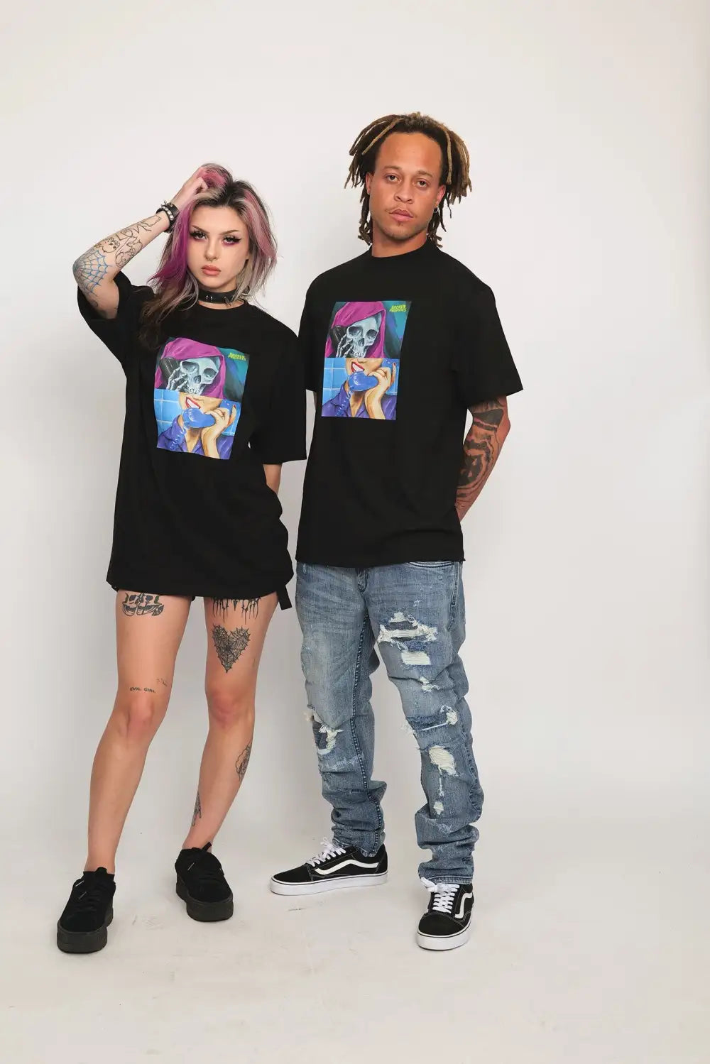 Delete My Number Tee Black