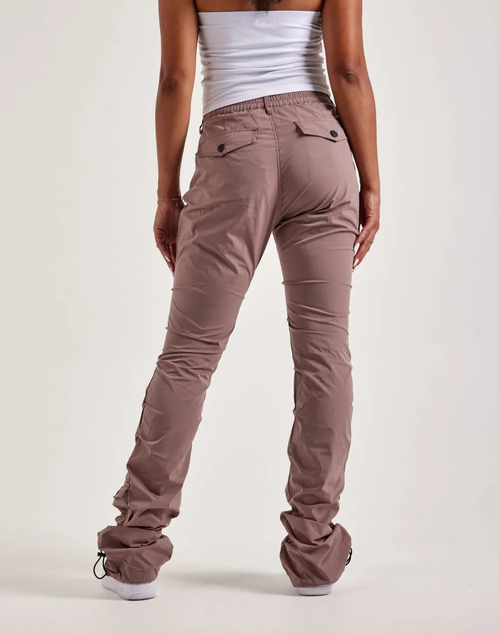 Smoke Rise Stacked Nylon Cargo Pants