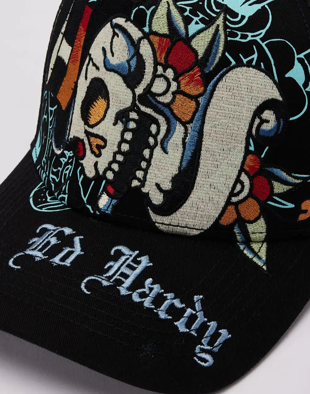 Ed Hardy Tiger Skull Trucker Hat