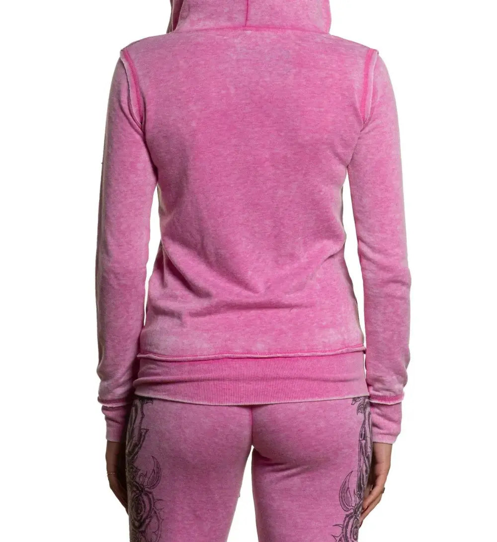 Forgotten Burnout Zip-Up Hoodie