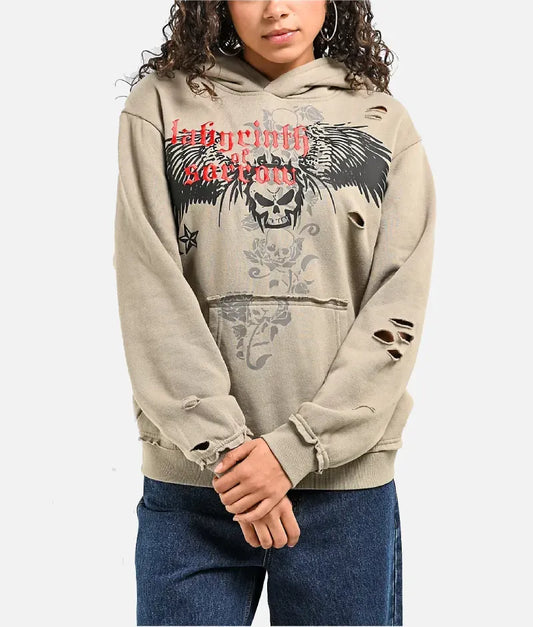 Empyre Labyrinth Franklin Cream Hoodie