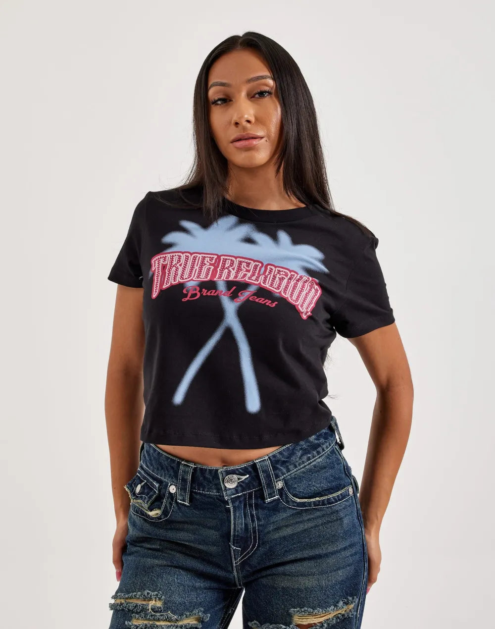 True Religion Palm Tree Tee