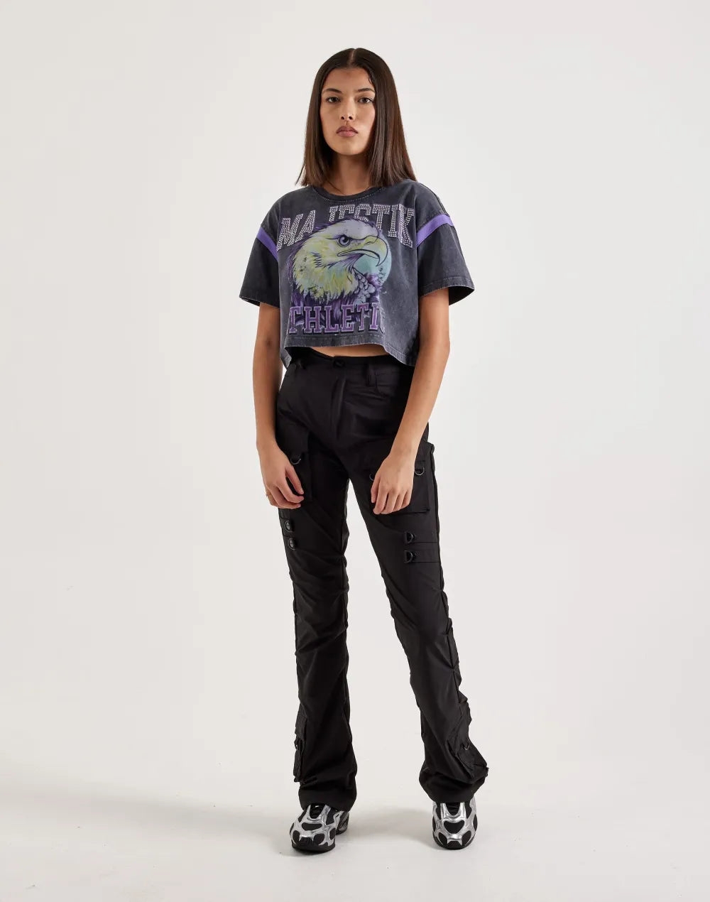 Smoke Rise High-Rise Nylon Pants