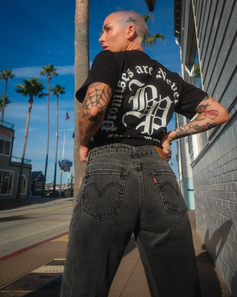 Tradition Oversized Tee Black