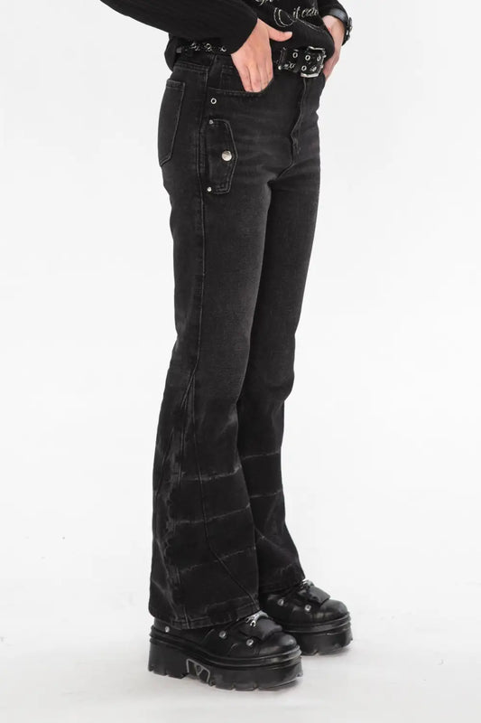 Thorns Flared Denim
