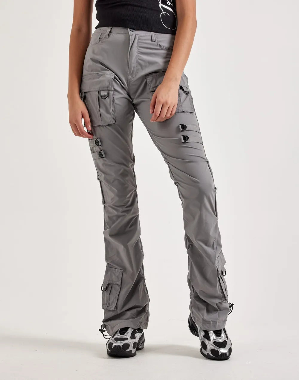 Smoke Rise High-Rise Nylon Pants