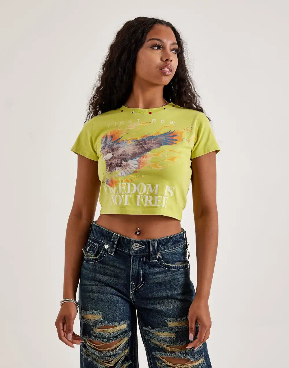 First Row Eagle Baby Tee