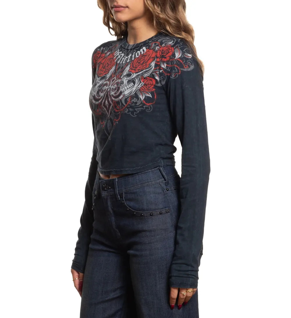 Crimson Temple LS Tee