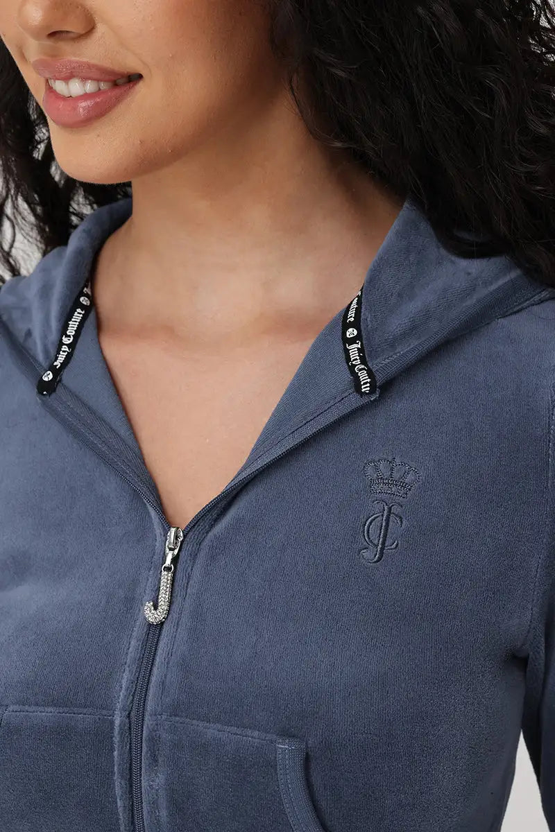 Heritage Cotton Velour Hoodie