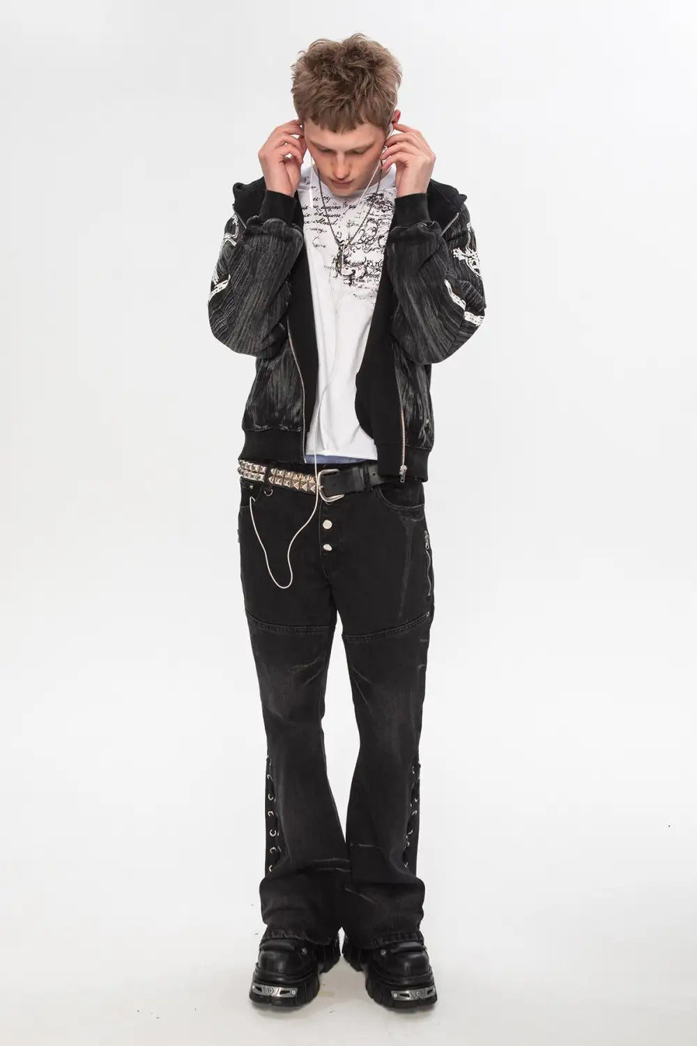 Dagger Flared Denim
