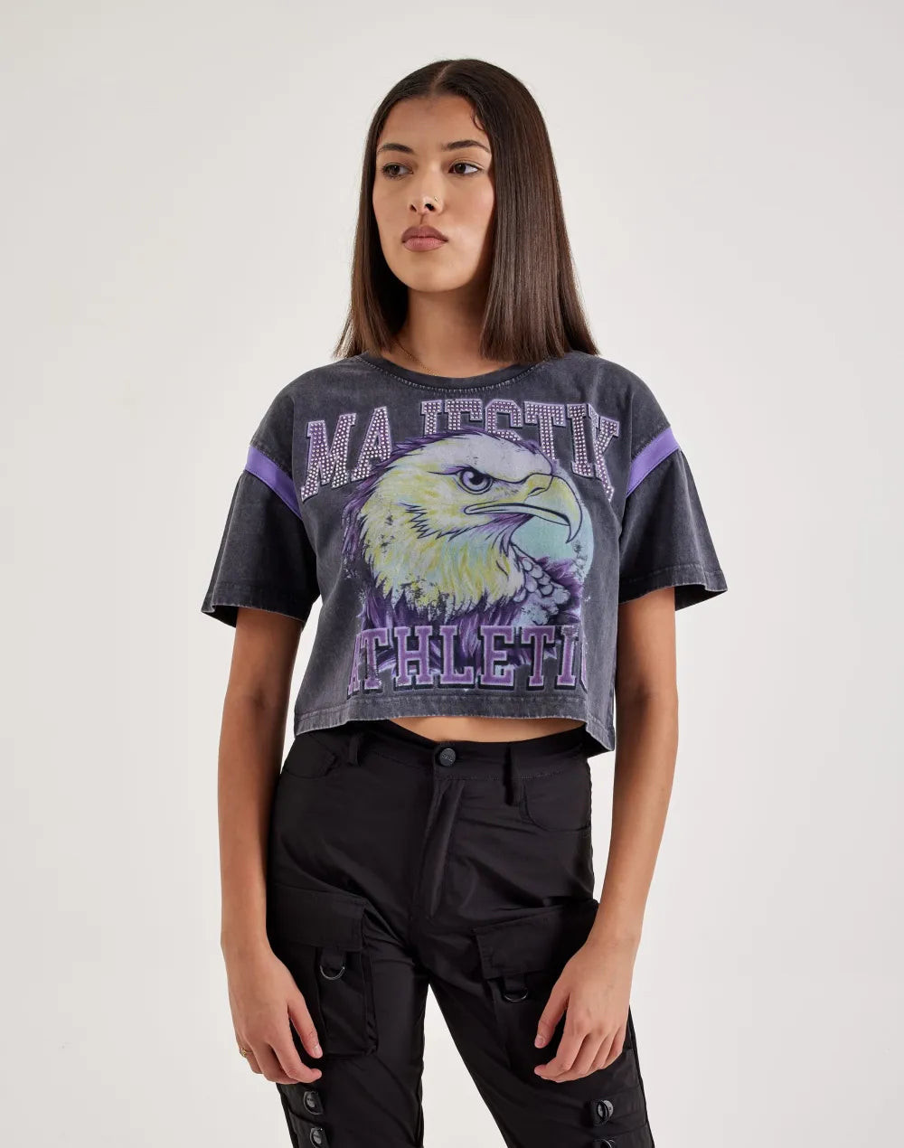 Majestik Athletics Cropped Tee