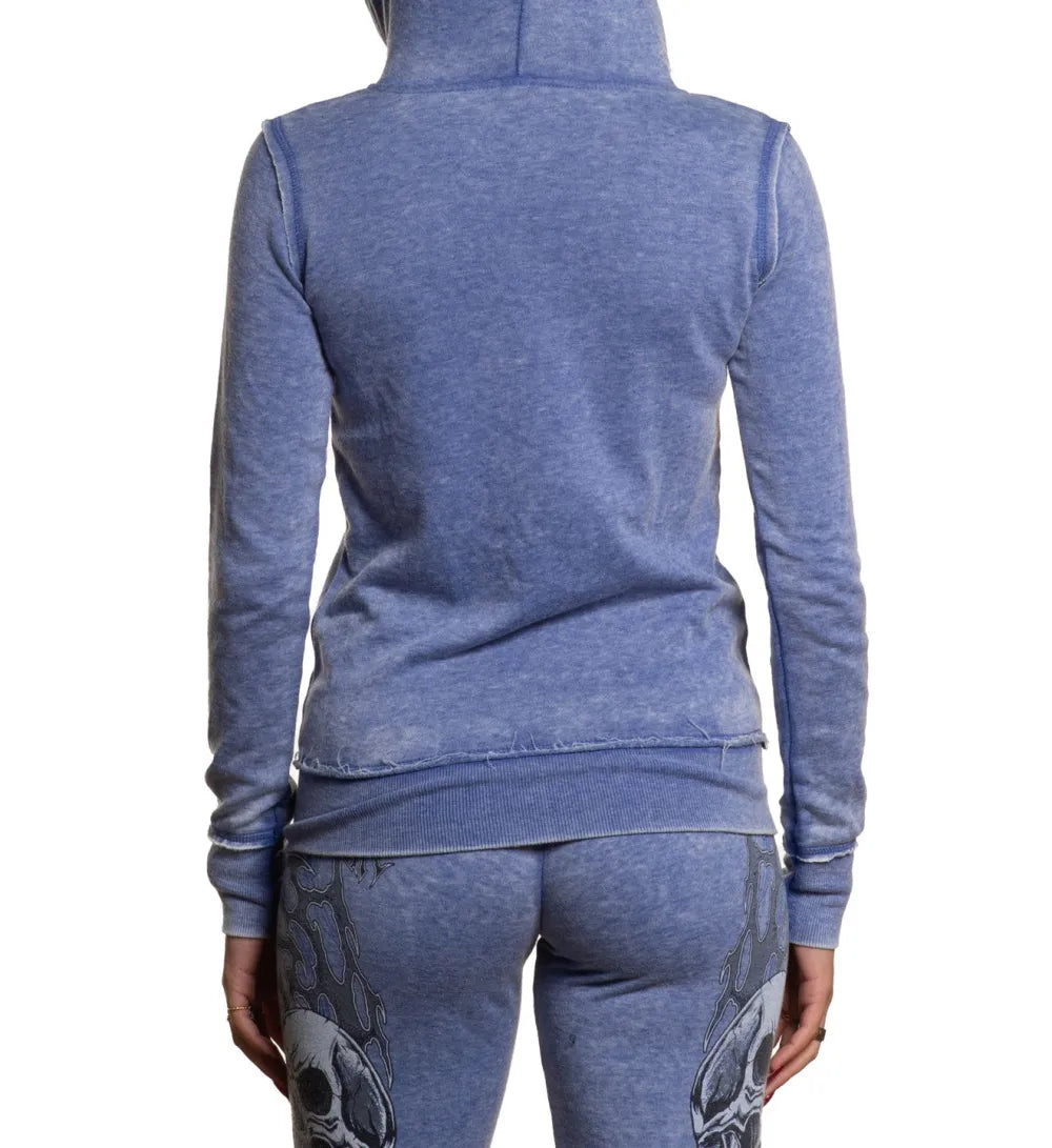 Shred Fest Burnout Zip-Up Hoodie