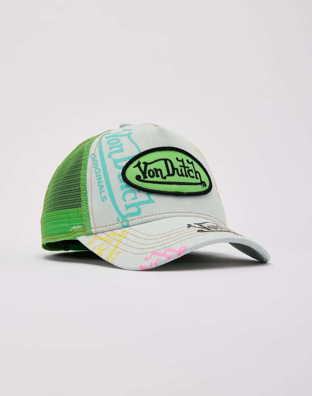 Von Dutch Tagged Trucker Hat