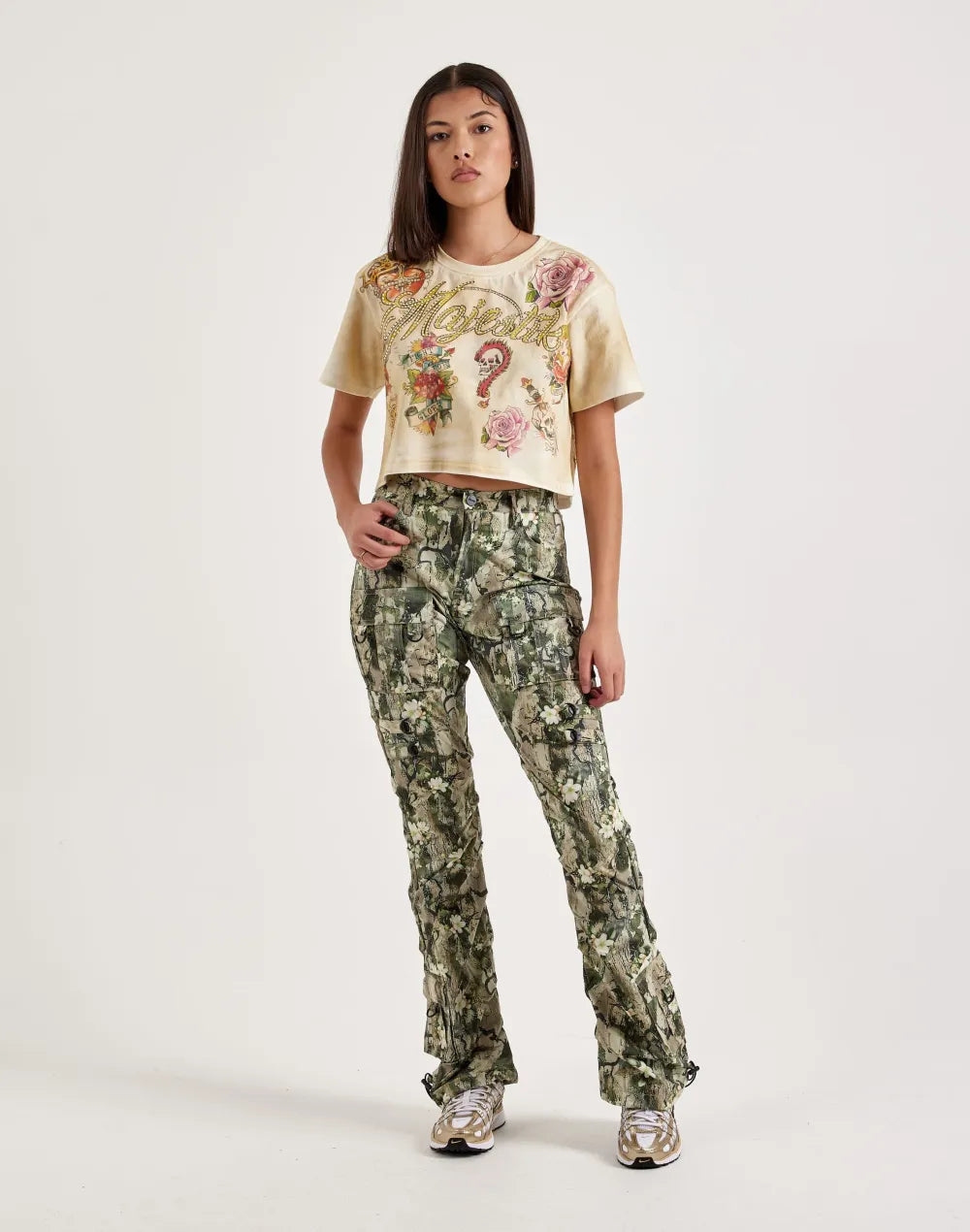 Smoke Rise High-Rise Nylon Pants