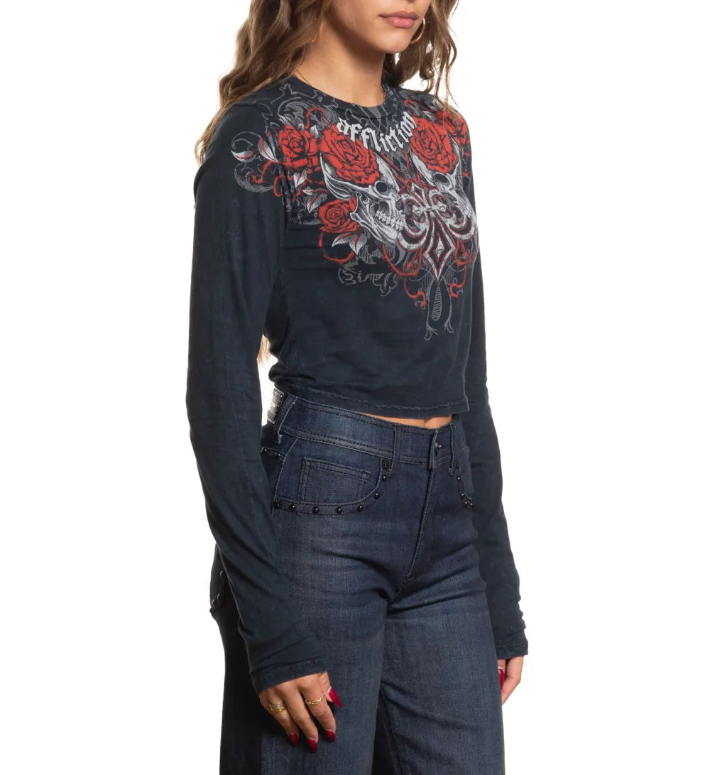Crimson Temple LS Tee