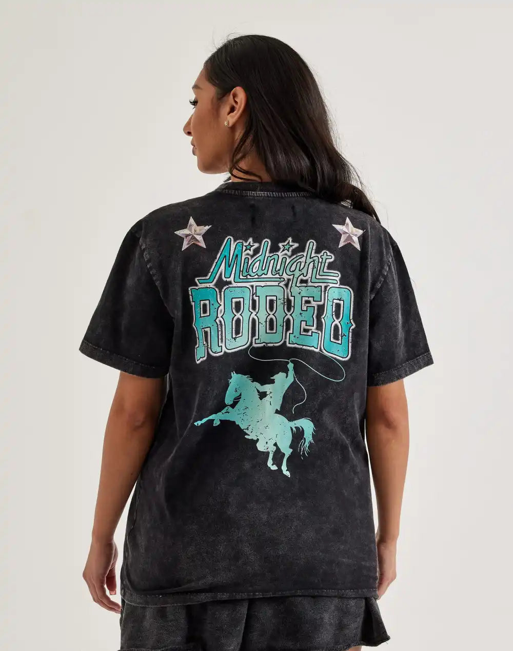 First Row Washed Graphic Tee