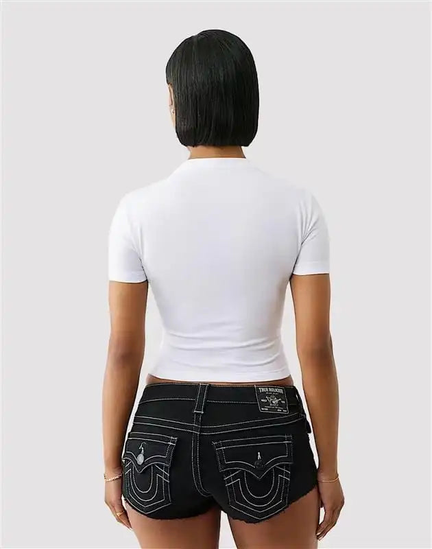 True Religion Crystal Leopard Tee