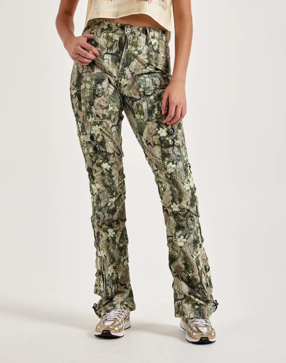 Smoke Rise High-Rise Nylon Pants