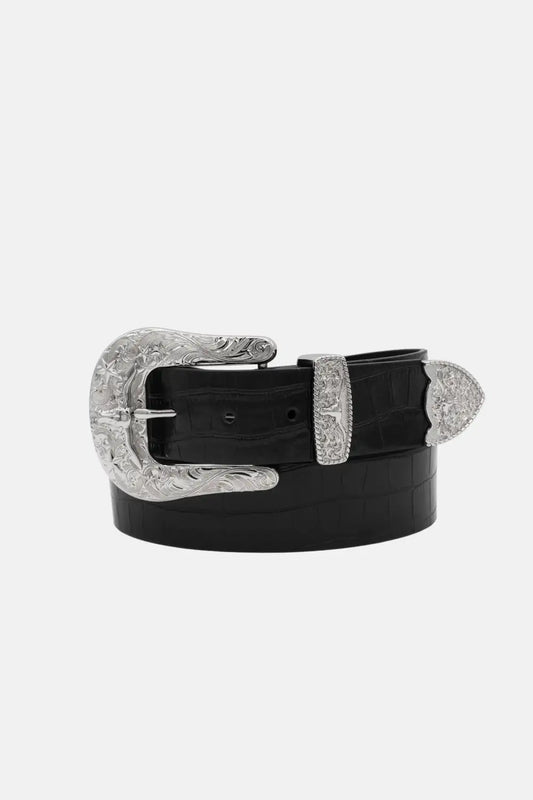 Midnight Croc Belt