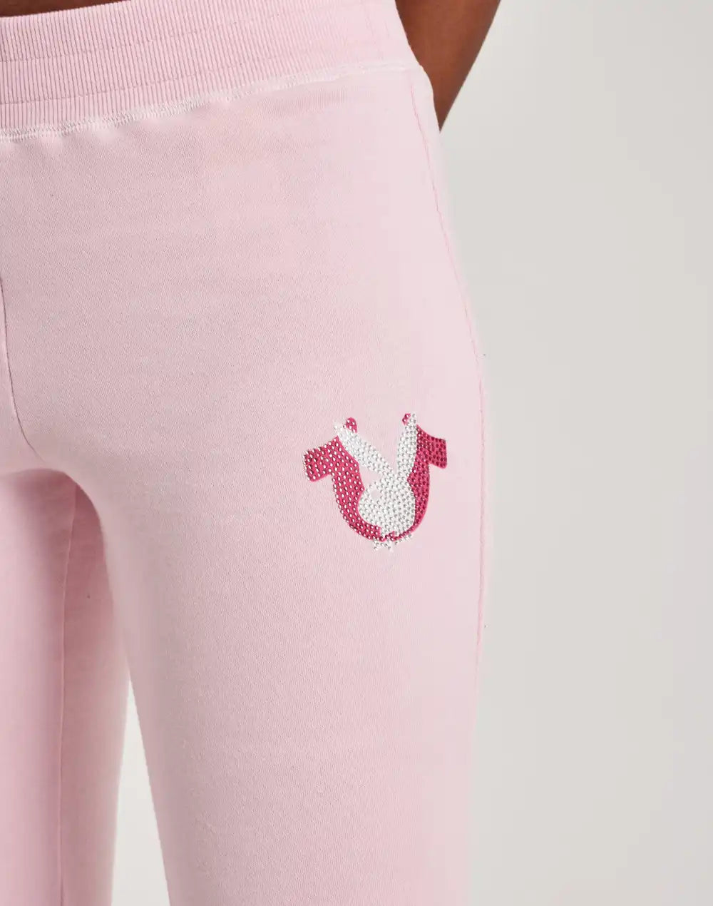 True Religion Playboy Crystal Mid-Rise Bootcut Pants