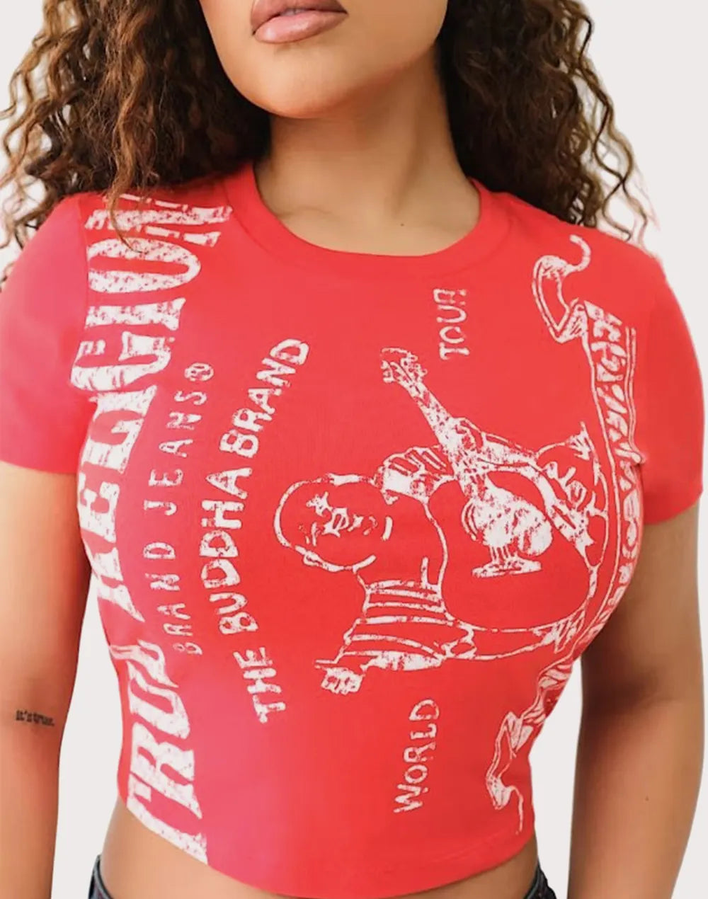 True Religion Heritage Logo Baby Red Tee